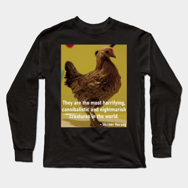 Herzog's Dancing Chicken Long Sleeve T-Shirt by asimplefool